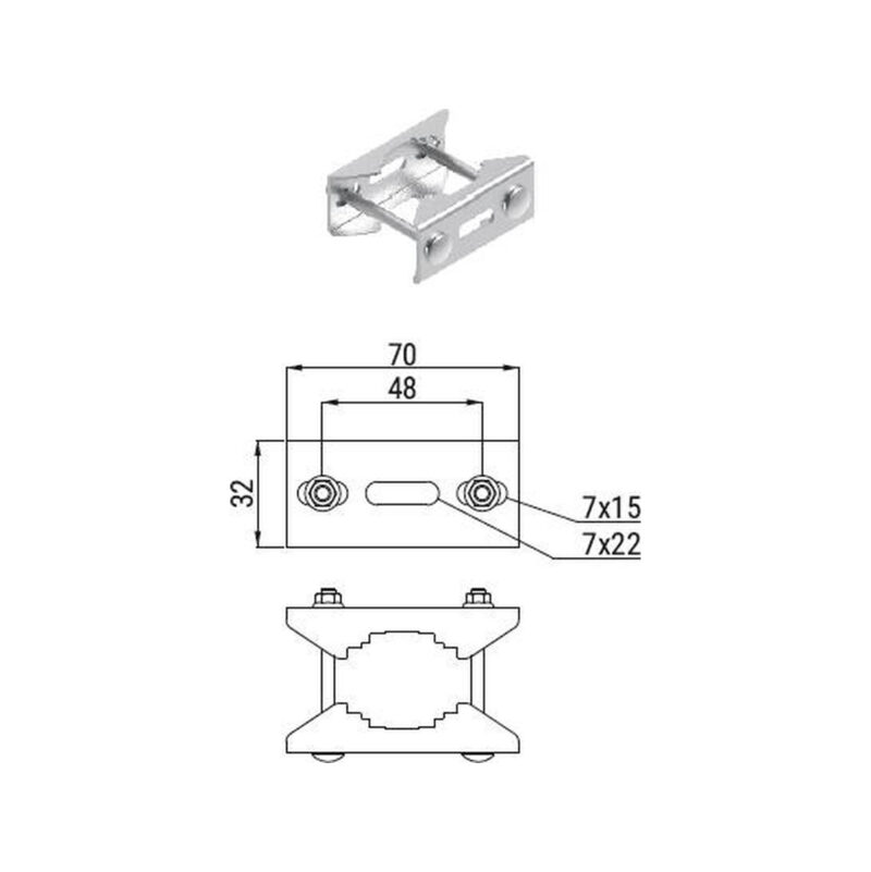 Uchwyt uniwersalny ATS UU2