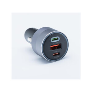 ŁADOWARKA SAMOCHODOWA Forcell F-Energy 65 W 2x USB-C 1x USB-A PD 3.0 QC 4.0 SZARA