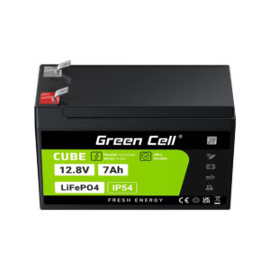 AKUMULATOR LITOWO-ŻELAZOWO-FOSFORANOWY LiFePO4 Green Cell Cube 12.8V 7Ah LFPGC12V7AH