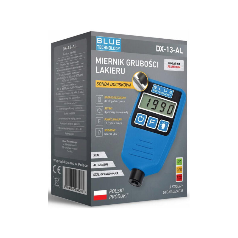 Miernik grubości lakieru Blue Technology DX-13-AL