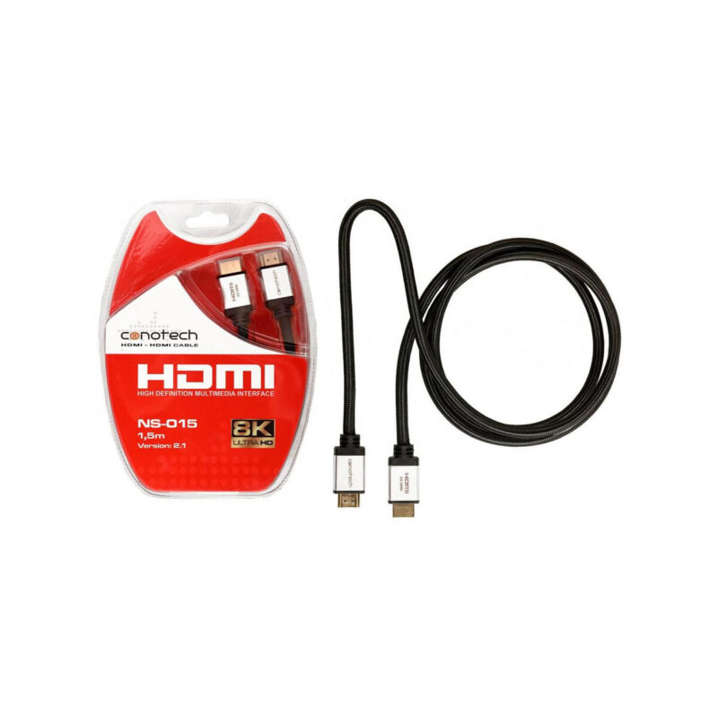 Kabel Hdmi Conotech NS-015 8K ver. 2.1 - 1,5m
