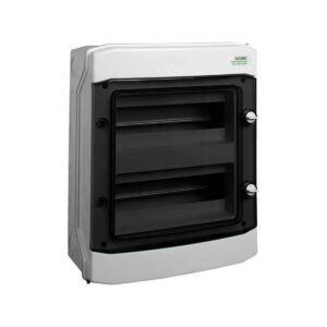 PLASTIKOWA OBUDOWA INSTALACYJNA Natynkowa IP65, 2X12 modułów. PHS 24T FB NOARK 110685