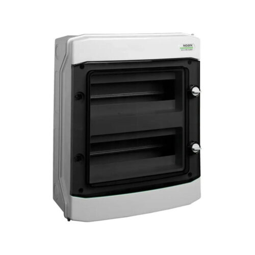 PLASTIKOWA OBUDOWA INSTALACYJNA Natynkowa IP65,  2X12 modułów. PHS 24T FB NOARK 110685