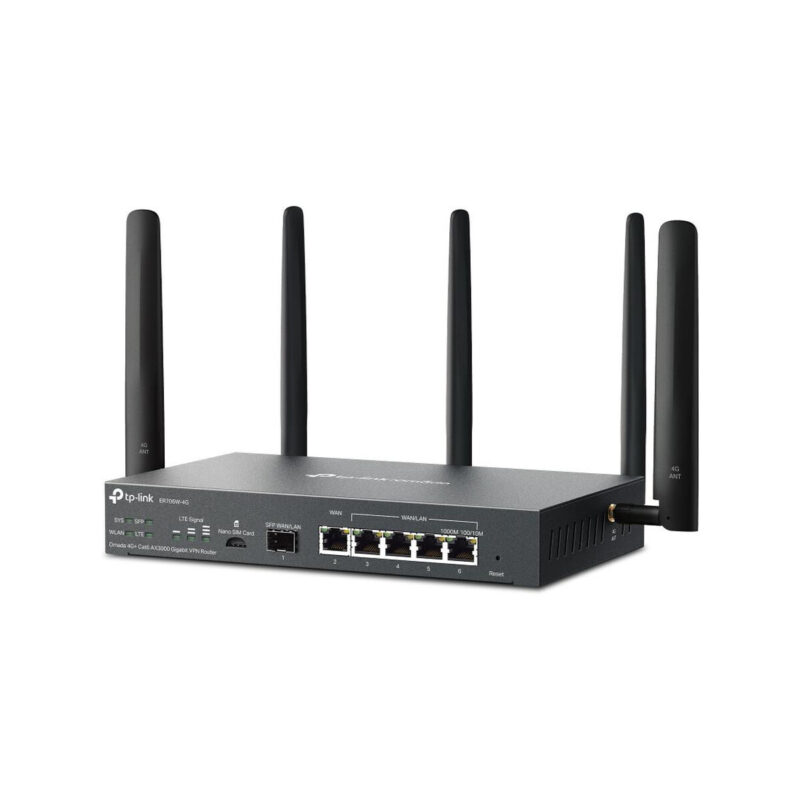 ROUTER TP-LINK 4G LTE Cat6 Omada AX3000 (ER706W-4G)
