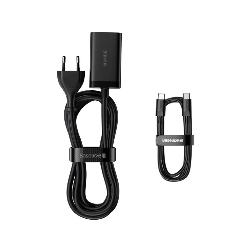 ŁADOWARKA SIECIOWA Baseus GaN 3 Pro Desktop Charger CCGP040101 65W 2x USB-A 2x USB-C PD 3.0 QC 4.0