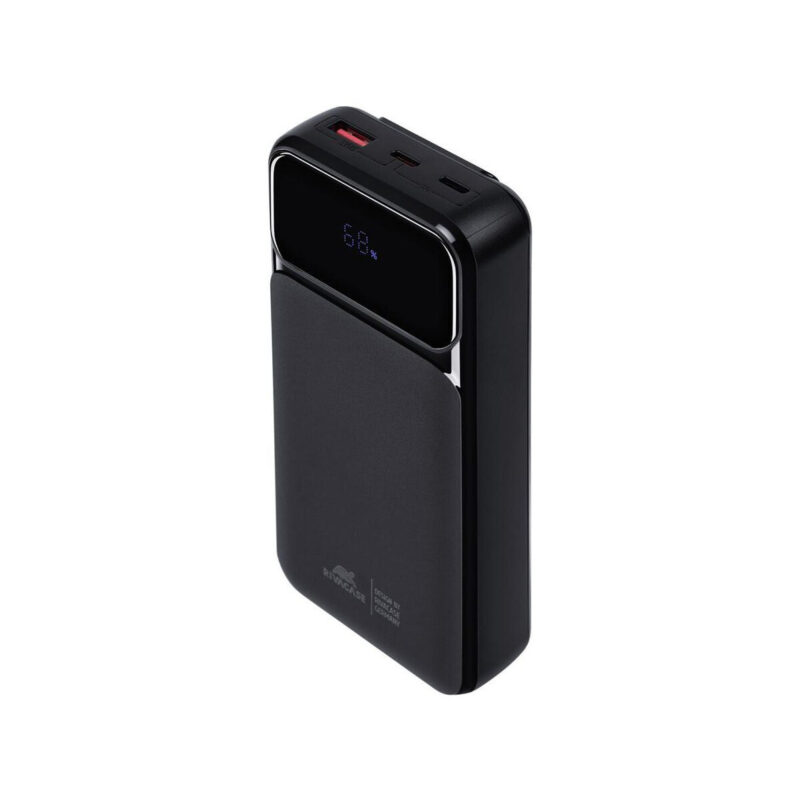9940cd9c54aecb698dc1a5cfeadad423_original Powerbank Rivacase 20000mAh 22.5W PD 2x USB-C 1x USB-A VA2221 czarny + kabel USB-C i Lightning