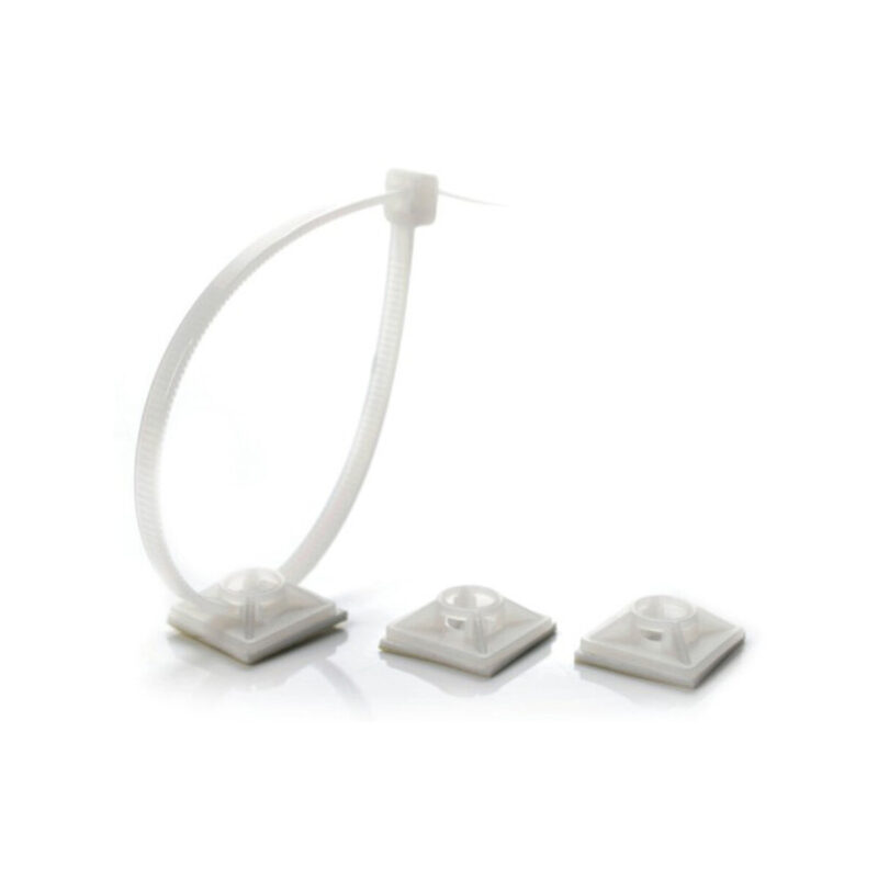 UCHWYT MOCUJĄCY SAMOPRZYLEPNY HW-3AC BIAŁY (100szt.)