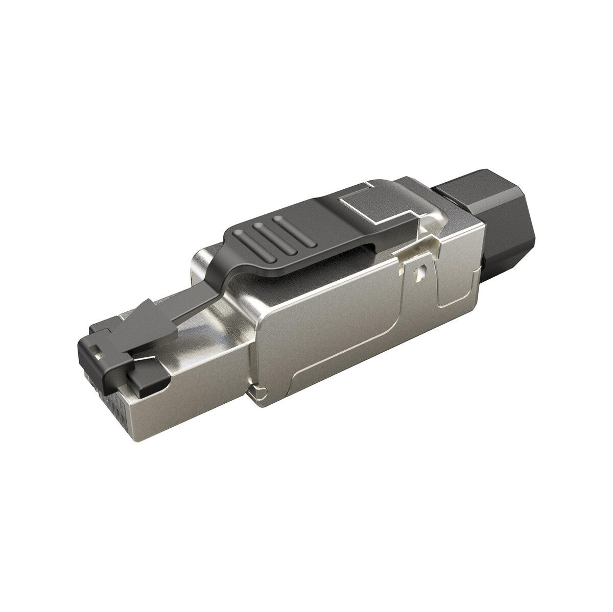 WTYK MODULARNY KONEKTOR PRZEMYSŁOWY SAMOZACISKOWY SOLARIX RJ45 CAT.6A STP 8P8C 1szt