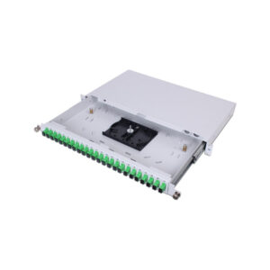 PRZEŁĄCZNICA ŚWIATŁOWODOWA 1U 19 Cali 24x SC SIMPLEX SZARA WYSUWANA