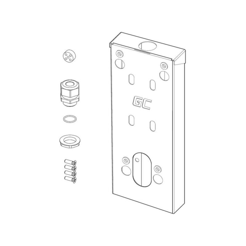 DYSTANS DO MONTAŻU ŁADOWARKI EV WALLBOX Greencell HabuDen Spacer EVGCAKHS1