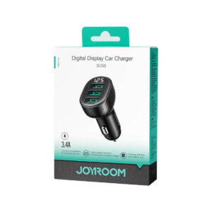 Ładowarka samochodowa Joyroom JR-CCD03 17W 3.4A 3x USB-A