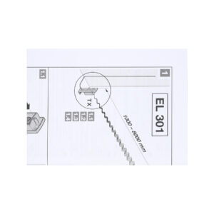 Zestaw SK Lineamatic, Portronic D 5000 (fotokomórki EL-301 + lampa LED SLK 24V + śrubki)