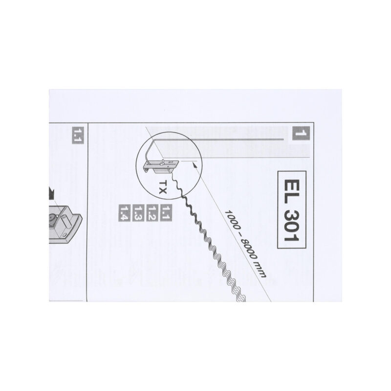 Zestaw SK Lineamatic, Portronic D 5000 (fotokomórki EL-301 + lampa LED SLK 24V + śrubki)