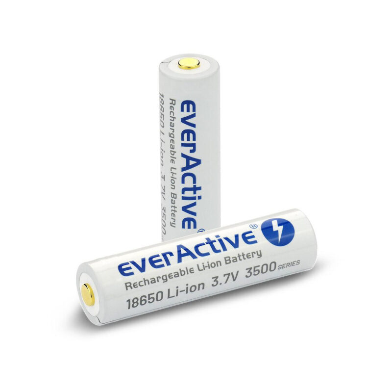 Akumulator 18650 Li-Ion 3,7V everActive 3500mAh (1 szt.) micro-USB z zabezpieczeniem