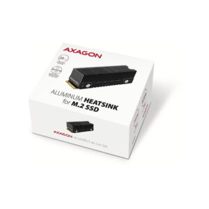 Radiator do dysków Axagon CLR-M2XT aluminiowy pasywny M.2 SSD