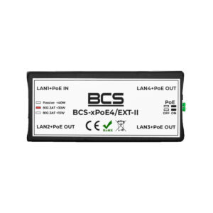 Niezarządzalny extender sieciowy PoE BCS POWER BCS-xPoE4/EXT-II
