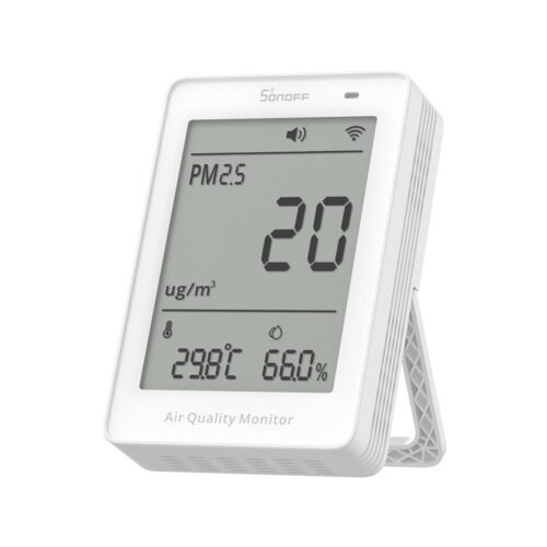Miernik jakości powietrza WiFi LCD Sonoff AirGuard PM2.5 SAWF-07P
