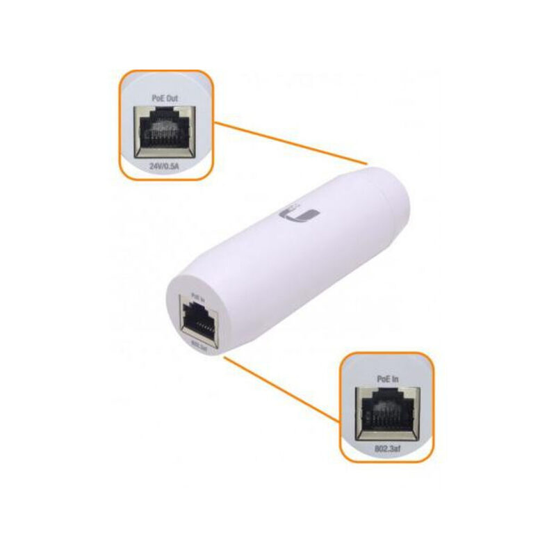 UBIQUITI Instant PoE Indoor Adapter 48V 802.3af GIGABIT (INS-3AF-I-G)