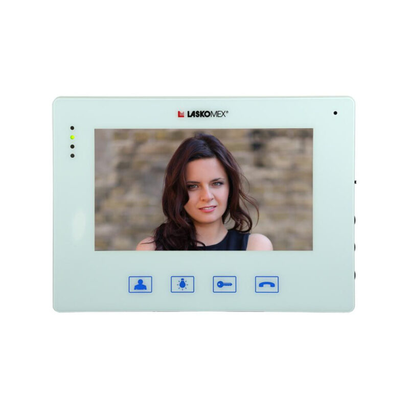 Laskomex Monitor MVC-8151 BIAŁY KOLOR 7 cali