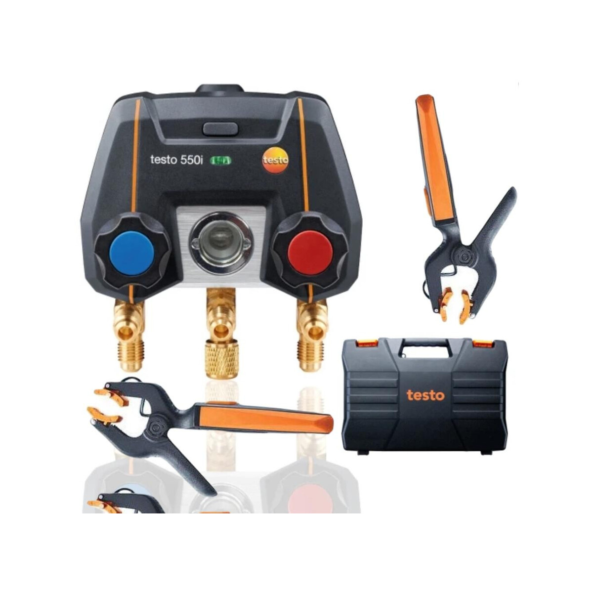 Elektroniczna oprawa zaworowa Testo 550i zestaw Smart 0564 3550