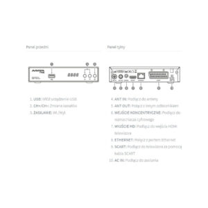 Dekoder DVB/T2 Ariva T45 HEVC/H.265