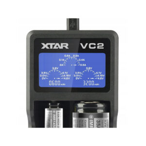 Ładowarka do akumulatorów cylindrycznych Li-ion / Ni-MH AA / AAA / 18650 Xtar VC2