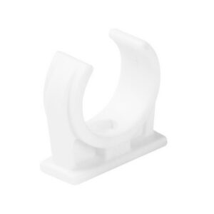 Uchwyt do rur elektroinstalacyjnych półotwarty BIAŁY U-16 (1szt.)