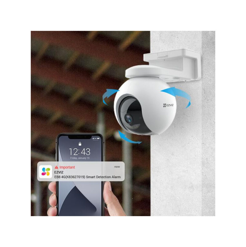 Kamera IP Ezviz EB8 4G 4K Kit 8MP z panelem słonecznym 8W 4G Wi-Fi