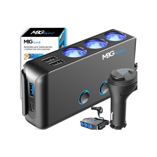Rozdzielacz gniazda zapalniczki MBG Line HC67C