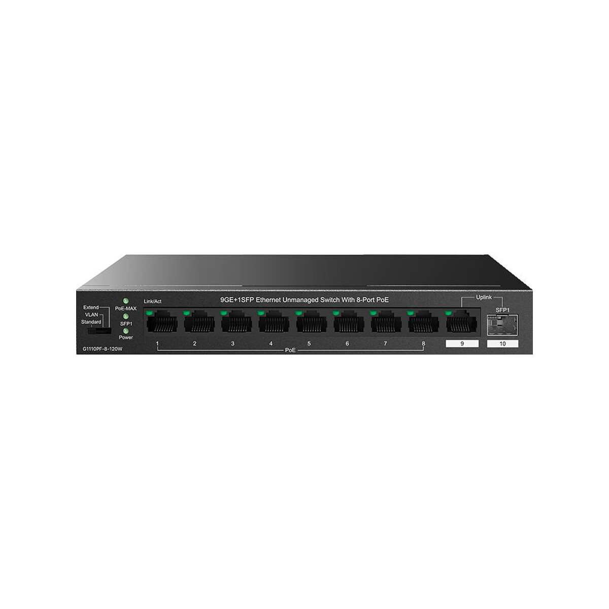 SWITCH POE TENDA TEG1110PF-8-120W