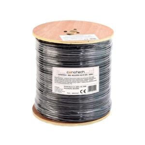 PRZEWÓD KONCENTRYCZNY NS113TRI HQ PE ŻELOWANY Czarny 300m