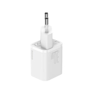 ŁADOWARKA SIECIOWA Baseus Super Si Quick Charger 1C CCSUP-J02 30W 1x USB-C PD 3.0 QC 3.0 BIAŁA