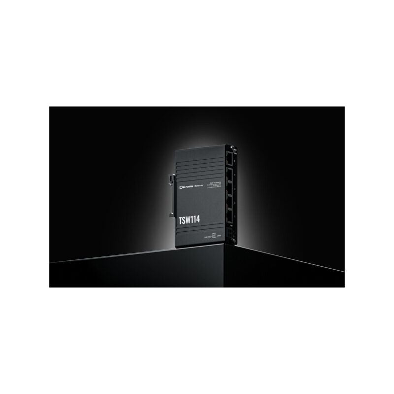 Teltonika TSW114 switch przemysłowy 5xGE (TSW114000000) DIN