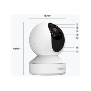 Kamera IP Reolink E Series E330 Biała 5MP Wi-Fi