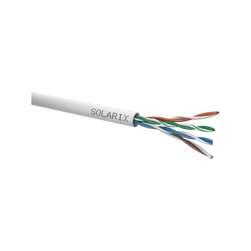 KABEL SKRĘTKA SOLARIX CAT.5E U/UTP PVC karton 305m