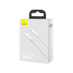 KABEL USB-C / Lightning iPhone Baseus Superior CATLYS-A02 1m 20W PD Quick Charging BIAŁY PREMIUM