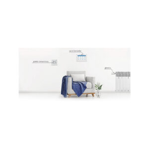 Bezprzewodowy siłownik elektryczny biały STT-869 Tech Sterowniki