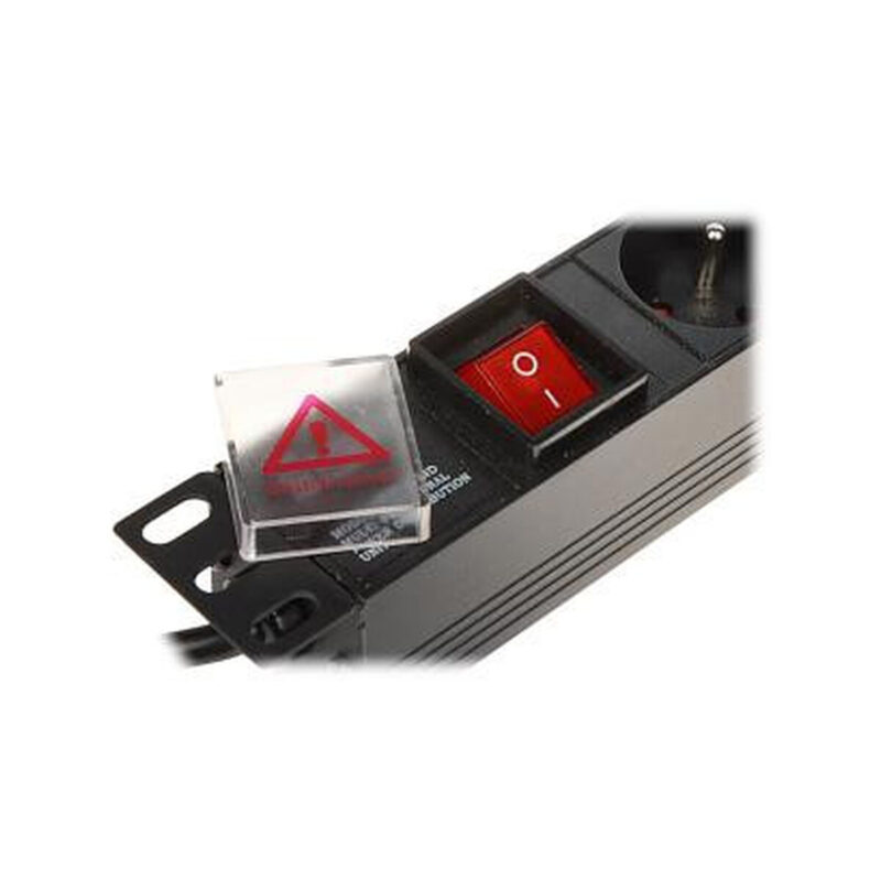 Listwa zasilająca 6 gniazd Schuko PD-6/R-USB