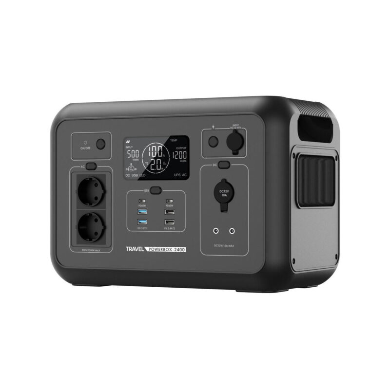 Przenośna stacja zasilania Volt Polska TRAVEL POWERBOX 2400 (1200W) 1008Wh