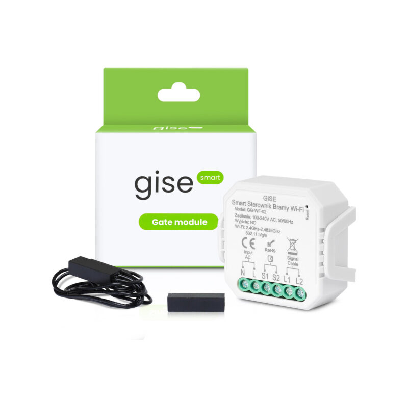 GISE Smart Moduł do sterowania bramą WiFi z czujnikiem otwarcia | Tuya | GG-WF-02