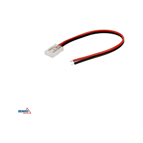 Złączka LED 2-stronna 8MM COB z przewodem 15CM