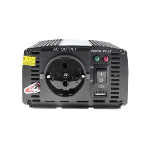PRZETWORNICA NAPIĘCIA Green Cell 24V / 230V 300W/600W MODYFIKOWANA SINUSOIDA