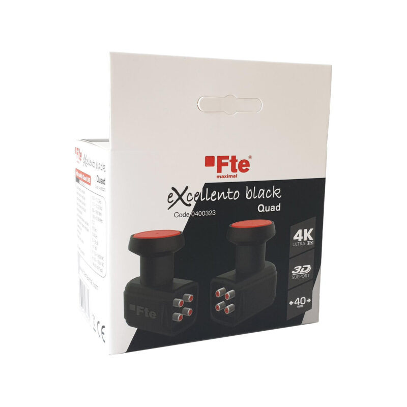 Konwerter Quad FTE eXcellento Black LTEv 0,1 dB