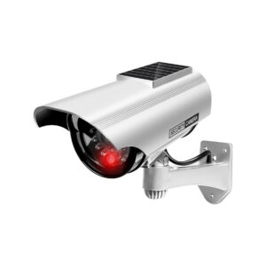 Atrapa kamery tubowej solarna biała AT-1SB-W