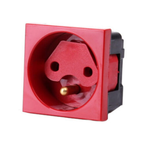 Gniazdo 1M elektryczne pojedyncze + blokada