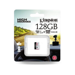 Karta pamięci microSD Kingston High-Endurance UHS-I 128GB 24/7 (rejestratory i monitoring)