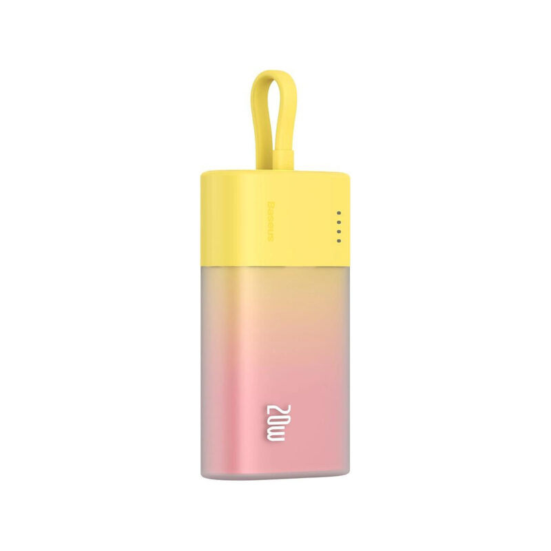 Powerbank Baseus Popsicle 5200mAh 20W z wbudowanym kablem Lightning