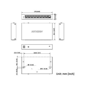 Switch Hikvision DS-3E0109P-E/M(C)