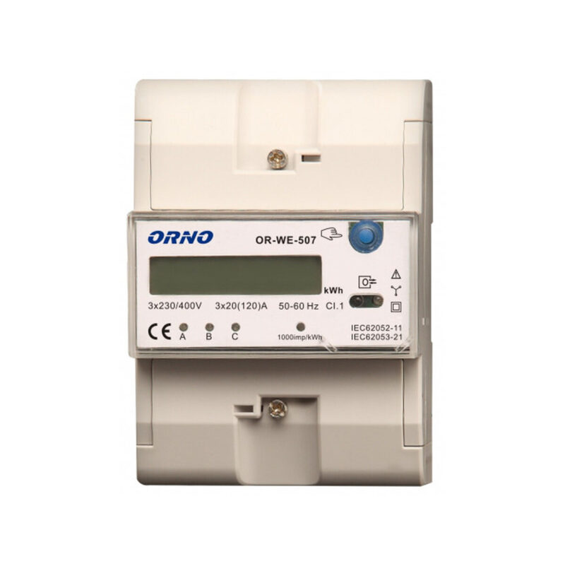 WSKAŹNIK ZUŻYCIA ENERGII ORNO OR-WE-507 3-FAZOWY