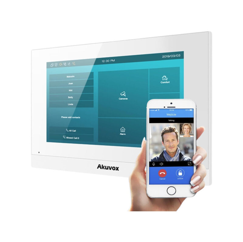 Monitor wideodomofonu Akuvox AKV-C313W-W